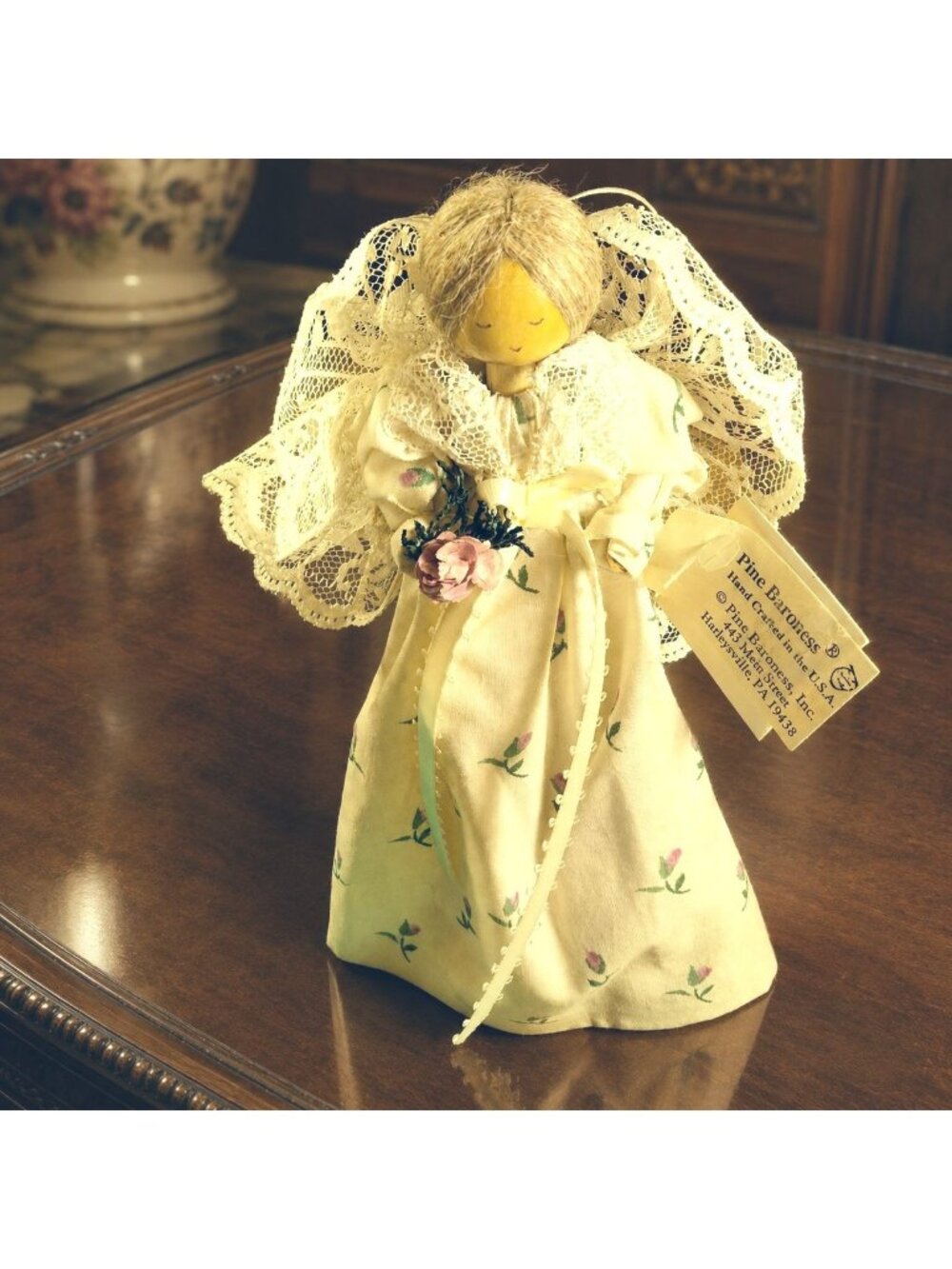 Liebchens Little Loved Ones Doll Nurse Guardian Angel Pine Baroness 7 inch  USA